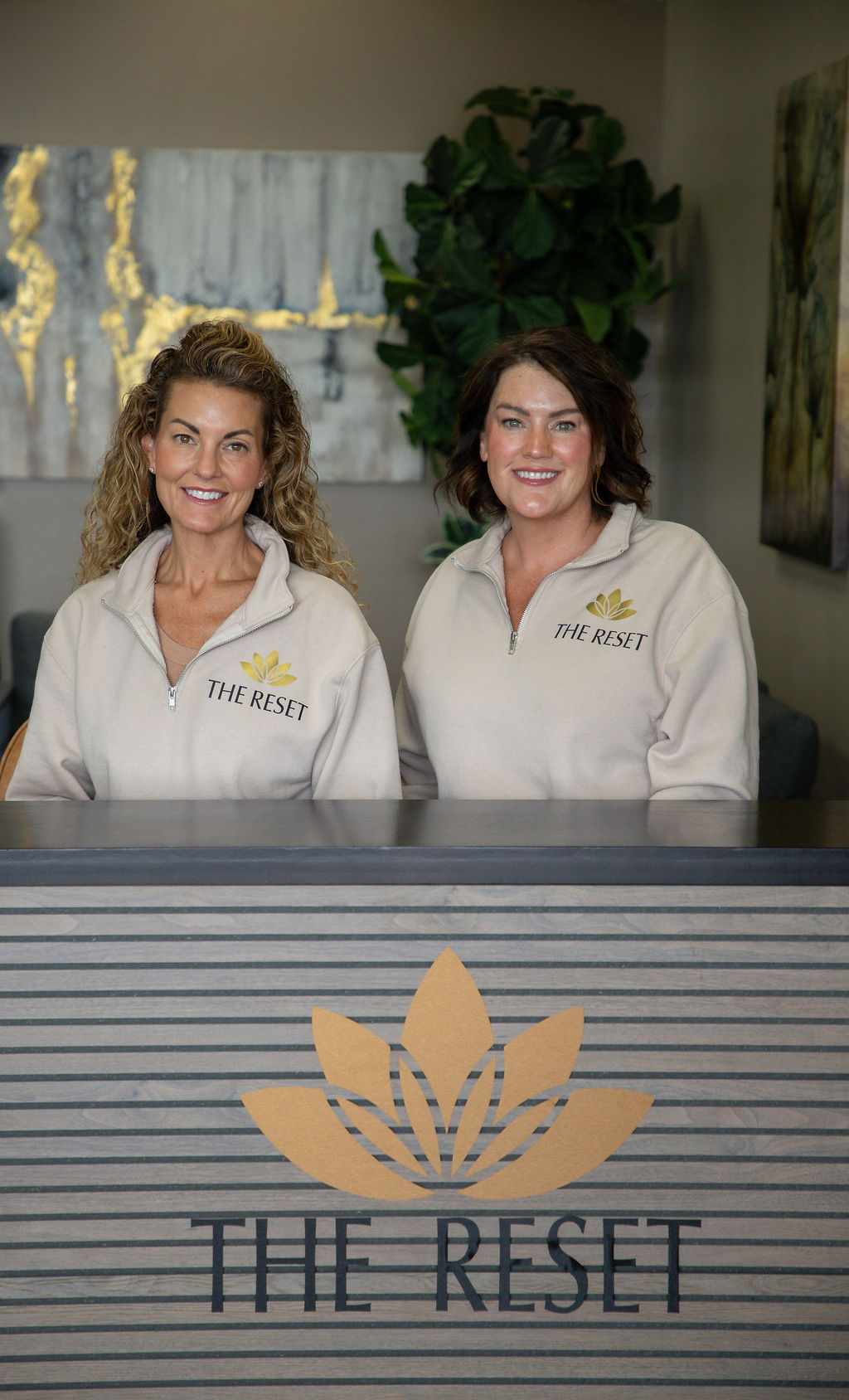 Sisters Gina Warnke and Bronwyn Hawkinson, owners of The Reset